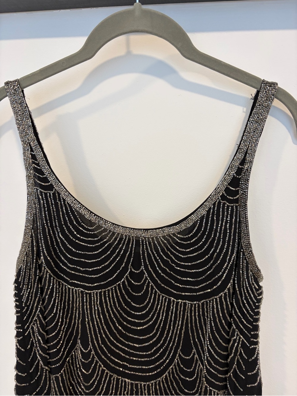 Joie Black Beaded Scoop Neck Camisole - Picture 5 of 10